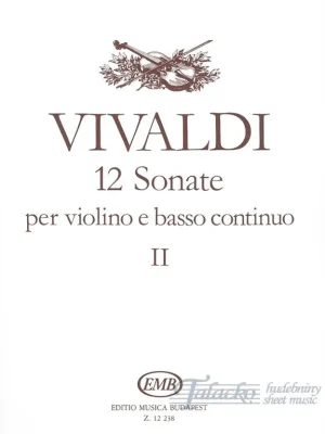 12 sonate per violino e basso continuo 2 Rychlé Dodání