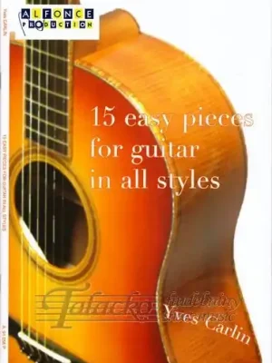 15 easy pieces for guitar in all styles + CD Výhodná Nabídka