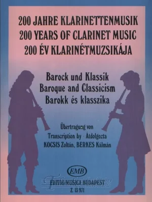 200 Years of Clarinet Music - Barock and Classicism Doprava Zdarma