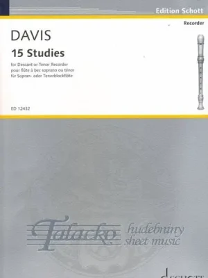15 Studies for Descant or Tenor Recorder Jen Po Omezenou Doba