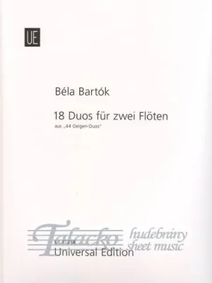 18 Duos for Two Flutes from 44 Violin Duos Nová Kolekce