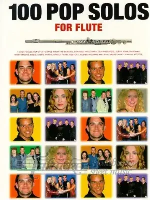 100 Pop Solos For Flute Výprodej
