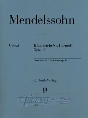 Značkový Piano Trio No. 1 in d minor op. 49
