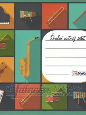 Značkový Školní notový sešit
