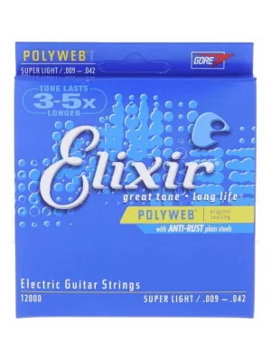 Elixir 12000 9/42 Polyweb Super Light Sleva