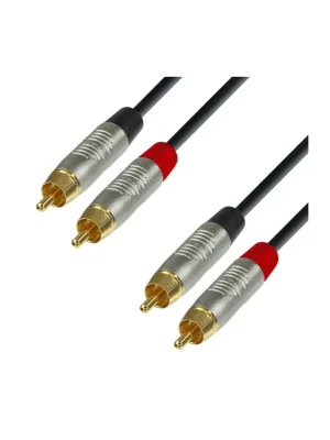 Adam Hall Cables K4 TCC 0300 - Audiokabel REAN 2 x Cinch male auf 2 x Cinch male Ověřený