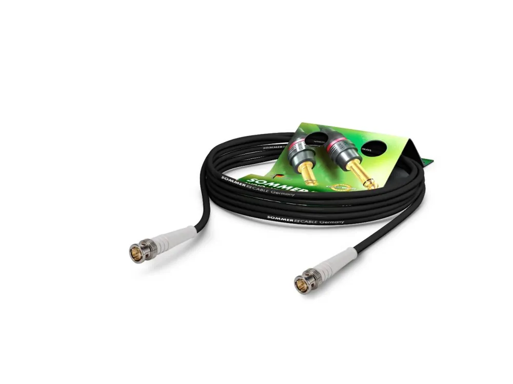 Nejlepší Cena Sommer Cable Coaxcable Focusline L, Black, 0,75m
