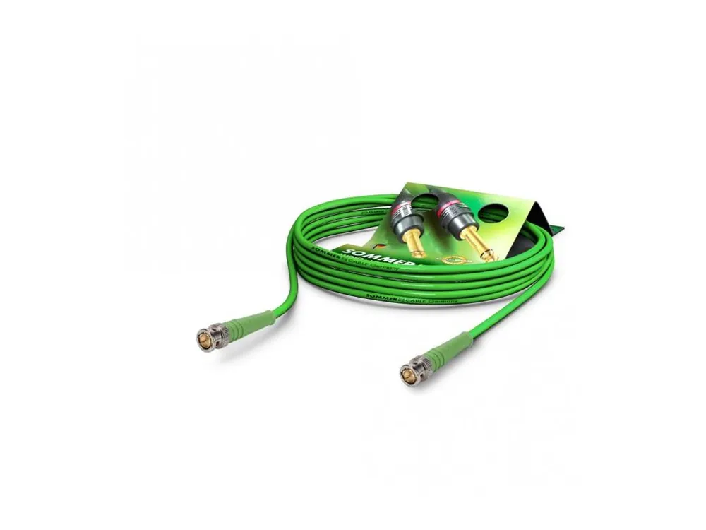 Sommer Cable Coaxcable Focusline L, Green, 1,00m Originální