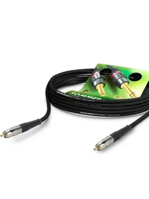 Sommer Cable Coaxcable Focusline MS, Black, 0,90m Akční Cena