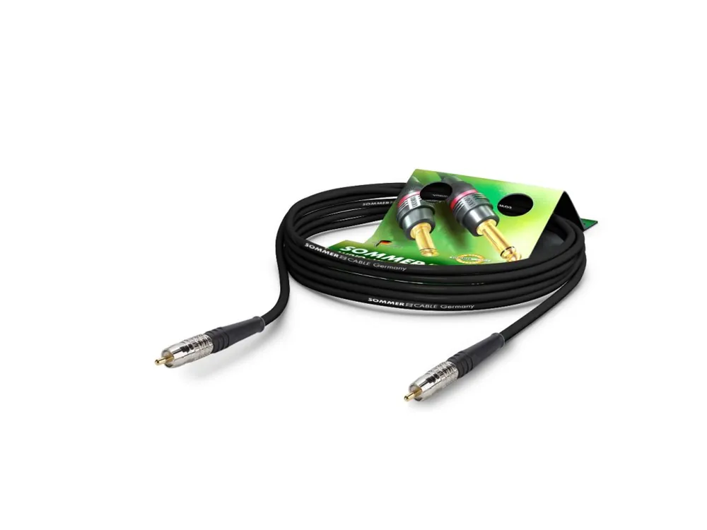 Sommer Cable Coaxcable Focusline MS, Black, 0,90m Akční Cena