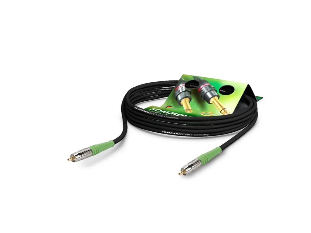 Dokud Zásoby Vydrží Sommer Cable Coaxcable Focusline MS, Black, 1,50m