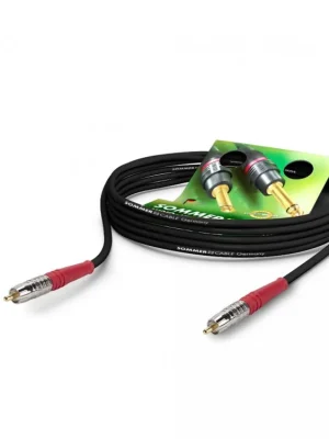 Sommer Cable Coaxcable Focusline MS, Black, 6,00m Must-Have