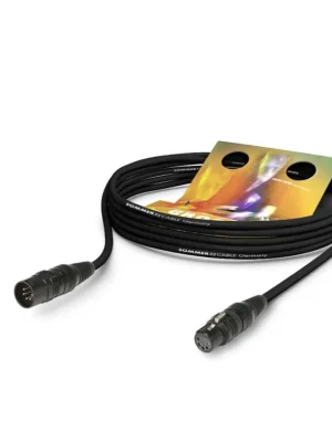 Sommer Cable Hybrid Kabel Kolorith Mini,Black, 5,00m Expresní Doručení