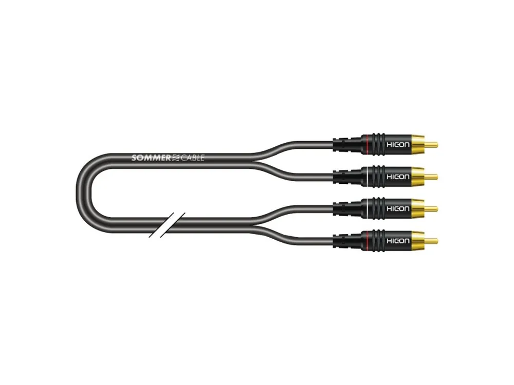 Originální Sommer Cable IC Onyx 2x0,25qmm, Black, 0,50m