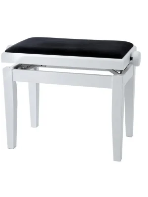 GEWA Pianová stolička Deluxe bílá mat Autentický