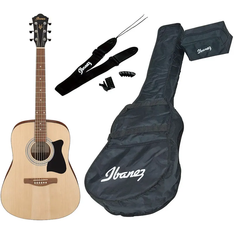 Ibanez V50NJP-OPN Acoustic Jam Pack – Open Pore Natural Top Prodej