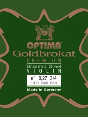 Vrácení Zdarma Struny pro housle Goldbrokat Premium - motaženo posazí