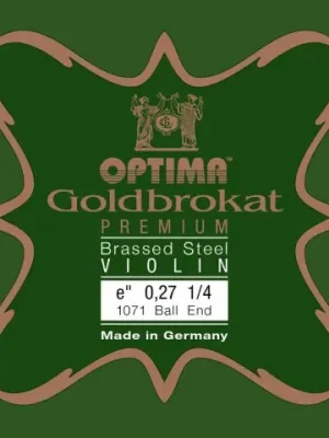 Aktuální Struny pro housle Goldbrokat Premium - motaženo posazí