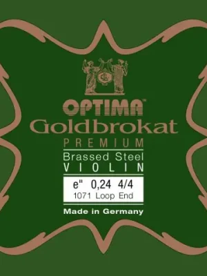 Cenově Výhodný Optima struny pro housle Goldbrokat Premium - motaženo posazí