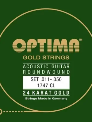Struny pro Akustickou kytaru Gold Strings Doprava Zdarma