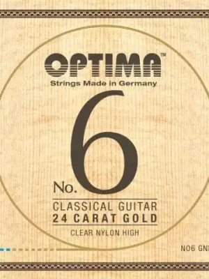 Optima struny pro klasickou kytaru č.6 - 24 Karat Gold Nejlepší Volba