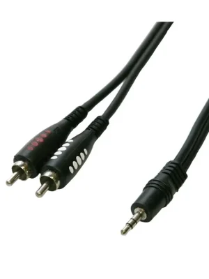 Adam Hall Kabel Jack 3,5 3-2x Cinch 6m Cenový Hit