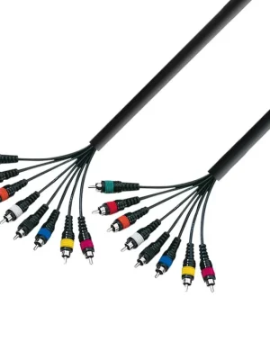 Vrácení Zdarma Adam Hall Kabel 2x8 RCA cinch plast 5m