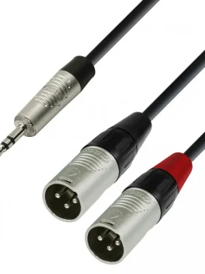 Omezená Nabídka Adam Hall Kabel Jack 3,5 3-2x XLR M 1,8m