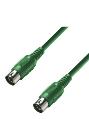 Nízká Cena Adam Hall kabel MIDI DIN 5 1,5m Green